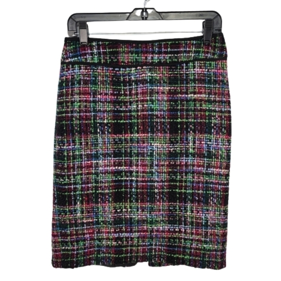 Talbots Multicolor Wool Blend Tweed Pencil Skirt Size 2 - Picture 1 of 9